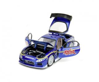 Street Fighter Chun-Li 1993 Mazda RX-7  Jada 1:24