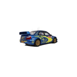 SUBARU IMPREZA (S9) WRC BLUE P. SOLBERG WALES RALLYE 2003 OttO mobile 1:12 Resinemodell (Türen, Motorhaube... nicht zu öffnen!)