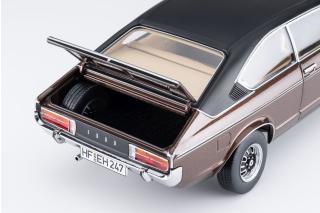 Ford Granada Coupé 2. Series (1975) - Montana Brown Met. limitiert auf 552 Stück Touring Modelcars 1:18 Metallmodell 2 Türen, Motorhaube und Kofferraum zu öffnen!
