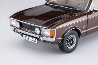 Ford Granada Coupé 2. Series (1975) - Montana Brown Met. limitiert auf 552 Stück Touring Modelcars 1:18 Metallmodell 2 Türen, Motorhaube und Kofferraum zu öffnen!