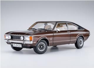 Ford Granada Coupé 2. Series (1975) - Montana Brown Met. limitiert auf 552 Stück Touring Modelcars 1:18 Metallmodell 2 Türen, Motorhaube und Kofferraum zu öffnen!