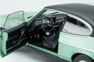 Ford Capri II Ghia 3.0 (1974 - 1977)  - mediteran green with vinyl top black  Limitiert auf 612 Stück! Touring Modelcars 1:18 Metallmodell 2 Türen, Motorhaube und Kofferraum zu öffnen!