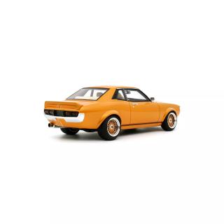TOYOTA CELICA (RA24) RESTOMOD PEARL ORANGE 2015 OttO mobile 1:18 Resinemodell (Türen, Motorhaube... nicht zu öffnen!)