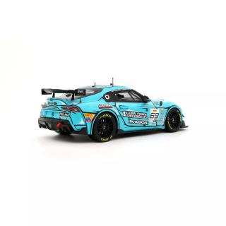 TOYOTA GR SUPRA GT4 EVO 2 A. MCINTOSH / P. THOMPSON BLUE 2025 OttO mobile 1:18 Resinemodell (Türen, Motorhaube... nicht zu öffnen!)