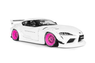 Toyota GR Supra LWB weiß/pink 2025 S1815502 Solido 1:18 Metallmodell