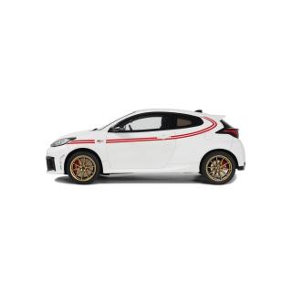 TOYOTA GR YARIS TGR ITALY LIMITED EDITION PURE WHITE 2024 OttO mobile 1:18 Resinemodell (Türen, Motorhaube... nicht zu öffnen!)