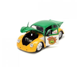 VW Käfer Drag BeetleTurtles 1959  Jada 1:24 Hollywood Rides