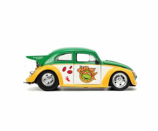 VW Käfer Drag BeetleTurtles 1959  Jada 1:24 Hollywood Rides