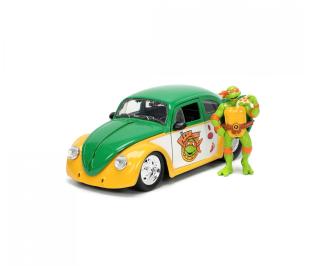 VW Käfer Drag BeetleTurtles 1959  Jada 1:24 Hollywood Rides