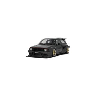 VOLKSWAGEN VW GOLF II GTI BY KHYZYL SALEEM ASCOT GREY METALLIC 2021 OttO mobile 1:18 Resinemodell (Türen, Motorhaube... nicht zu öffnen!)