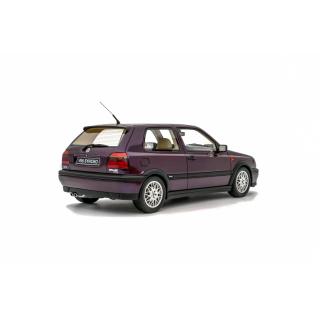 VOLKSWAGEN VW GOLF III VR 6 SYNCRO PURPLE 1995 OttOmobile 1:18 Resinemodell (Türen, Motorhaube... nicht zu öffnen!)
