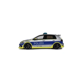 VOLKSWAGEN VW GOLF VII R OETTINGER POLIZEI GREY 2018  OttO mobile Project Cars 1:18 Resinemodell (Türen, Motorhaube... nicht zu öffnen!)