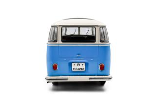 VW T1 21 WINDOWS BUS  blau/weiß S1813401 Solido 1:18 Metallmodell