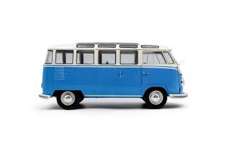 VW T1 21 WINDOWS BUS  blau/weiß S1813401 Solido 1:18 Metallmodell