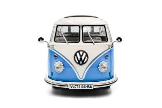 VW T1 21 WINDOWS BUS  blau/weiß S1813401 Solido 1:18 Metallmodell