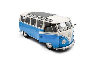 VW T1 21 WINDOWS BUS  blau/weiß S1813401 Solido 1:18 Metallmodell