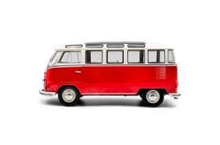 VW T1 21 WINDOWS rot/weiß S1813402 Solido 1:18 Metallmodell