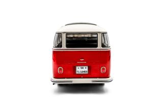 VW T1 21 WINDOWS rot/weiß S1813402 Solido 1:18 Metallmodell