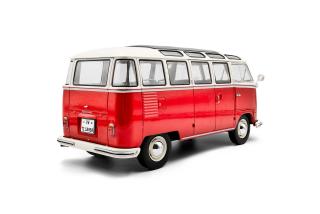 VW T1 21 WINDOWS rot/weiß S1813402 Solido 1:18 Metallmodell