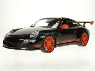 Porsche 911 997 GT3 RS schwarz/orange Welly 1:18