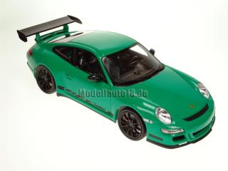 Porsche 911 997 GT3 RS grün/schwarz Welly 1:18