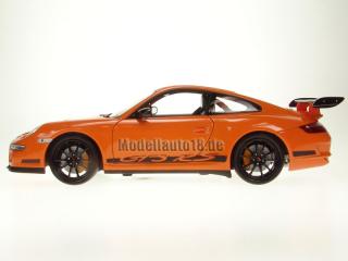 Porsche 911 997 GT3 RS orange/schwarz Welly 1:18