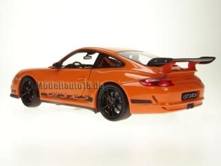 Porsche 911 997 GT3 RS orange/schwarz Welly 1:18