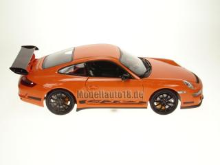 Porsche 911 997 GT3 RS orange/schwarz Welly 1:18