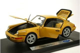 Porsche 964 Turbo gelb Welly 1:18