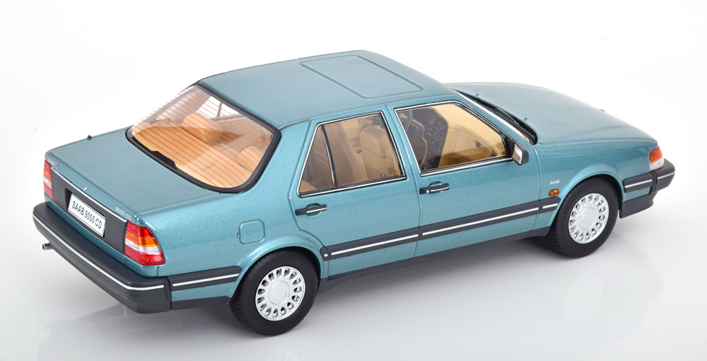 Modellauto Saab 9000 CD Turbo,1990 green metallic Triple9 1:18