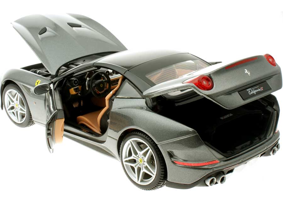 16902gy 1:18 Bburago Ferrari California t closed top gris ferrari Signature