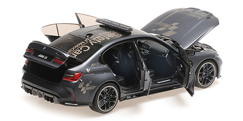 Voiture miniature BMW M3 - 2020 - SAFETY CAR MotoGP Minichamps 1:18  Metallmodell mit zu öffnenden Türen und Haube(n) sur