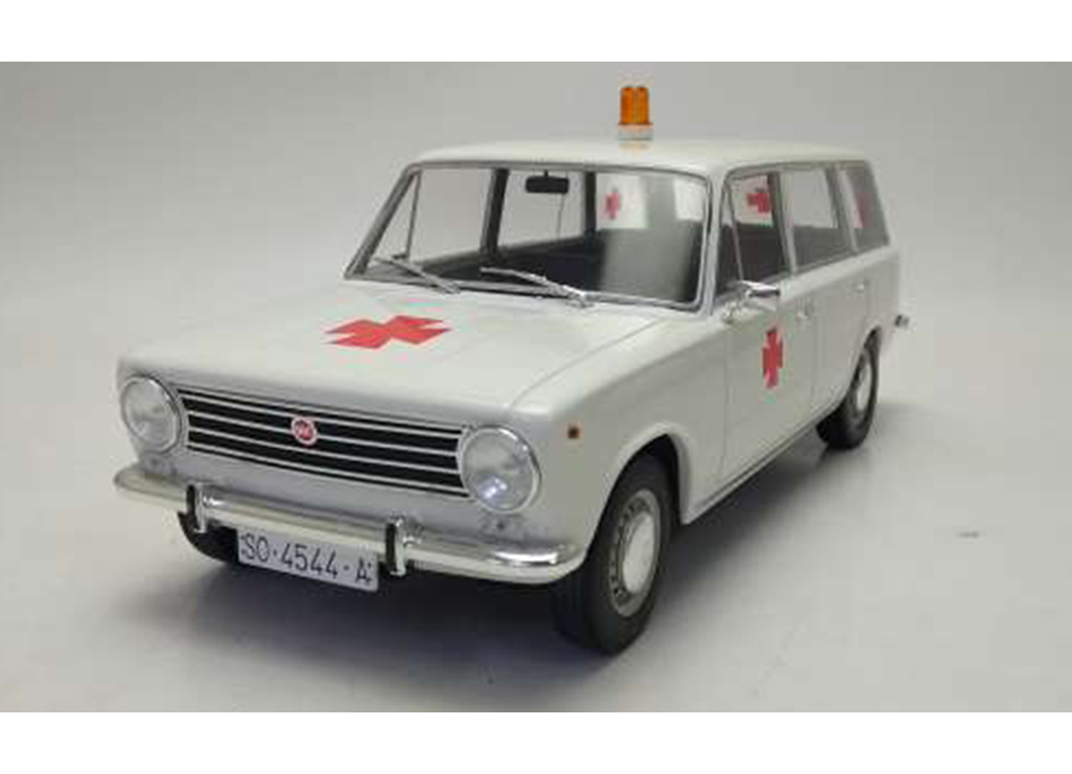 Modellauto Seat 124 Familiar 1968 *Ambulance*, white Triple9 Collection 1:18  bei modellauto18.de