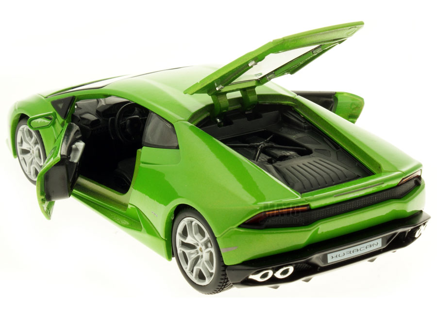 Modellauto Lamborghini Huracán LP 610-4 grün ca 11,5cm Neuware von WELLY NEU 