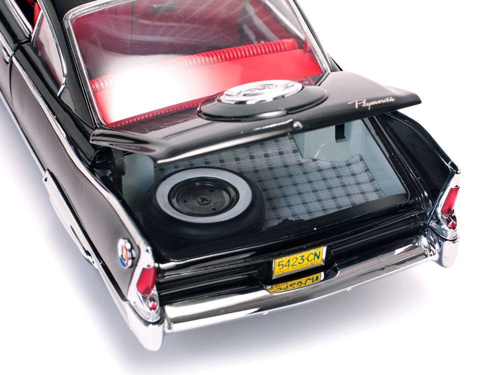 Plymouth Fury Hard Top 1960 Jet Black Red Interior Sunstar 1 18