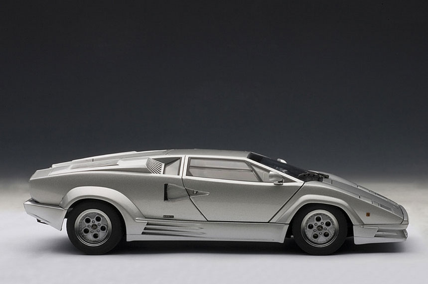 Lamborghini Countach 1990 25th Anniversary Edition Last Produced Lamborghini Countach In Museo Lamborghini Met Silver Light Grey Interior Without