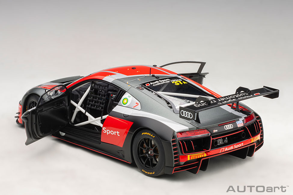 Audi R8 Bathurst 12hrs Winner 2018 Vanthoor Frijns Leonard 37a Composite Model 2 Door Openings Autoart 1 18