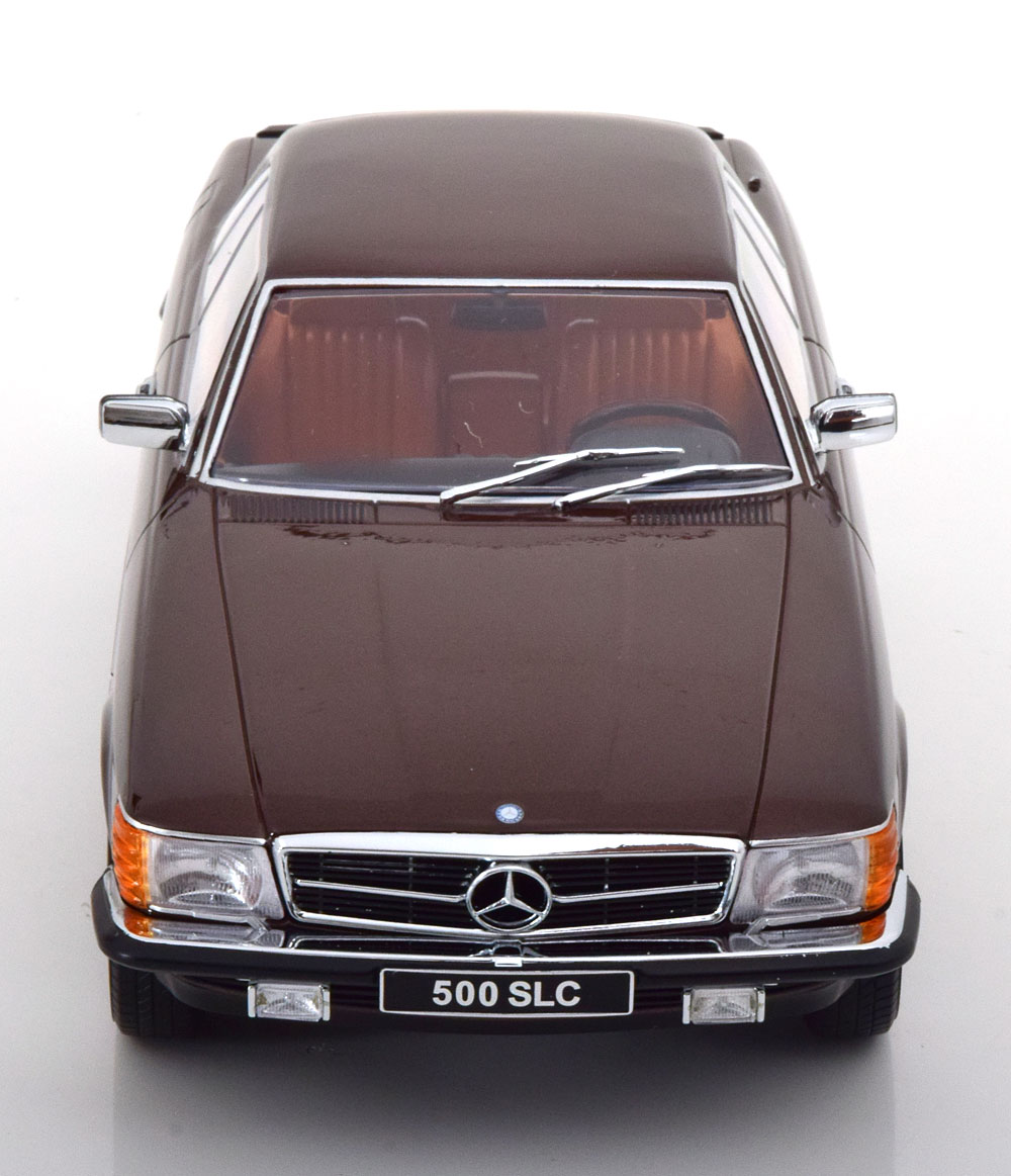Modellauto Mercedes 500 SLC C107 1981 braunmetallic KK-Scale