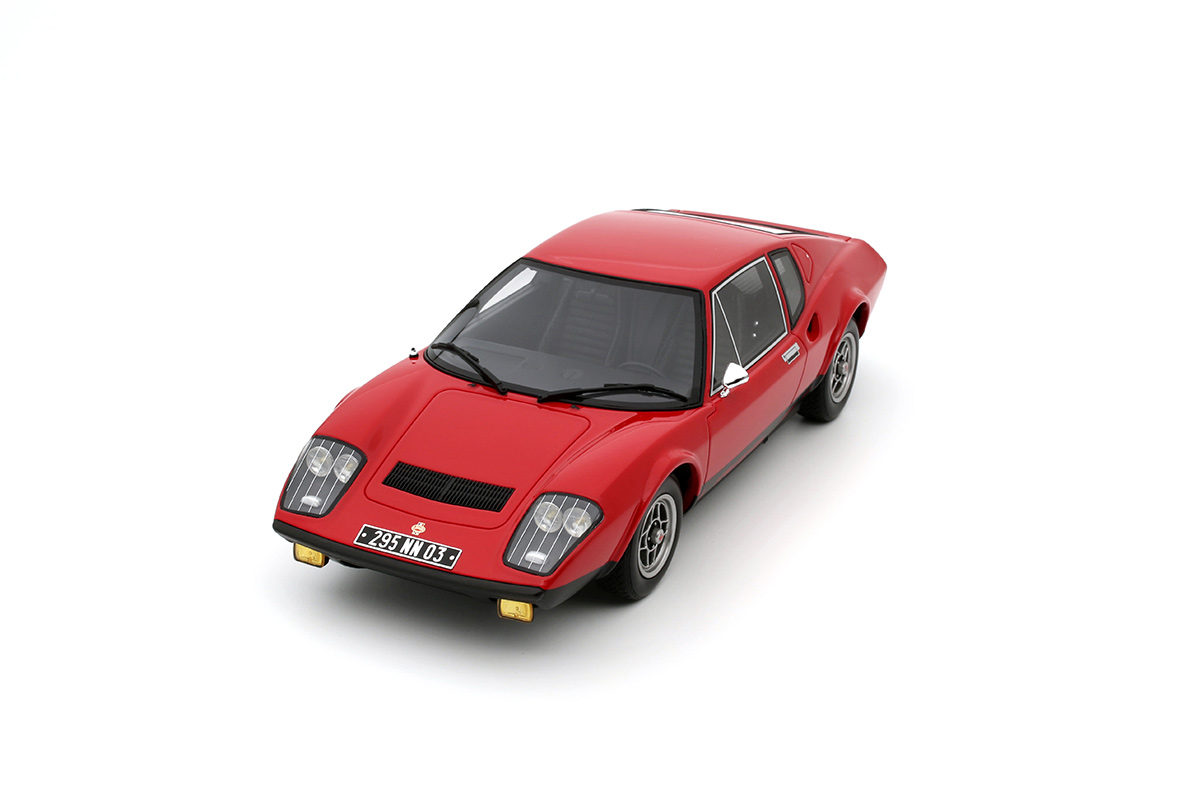 Modellauto Ligier JS2 Red 1971 OttO mobile 1:18 Resinemodell 