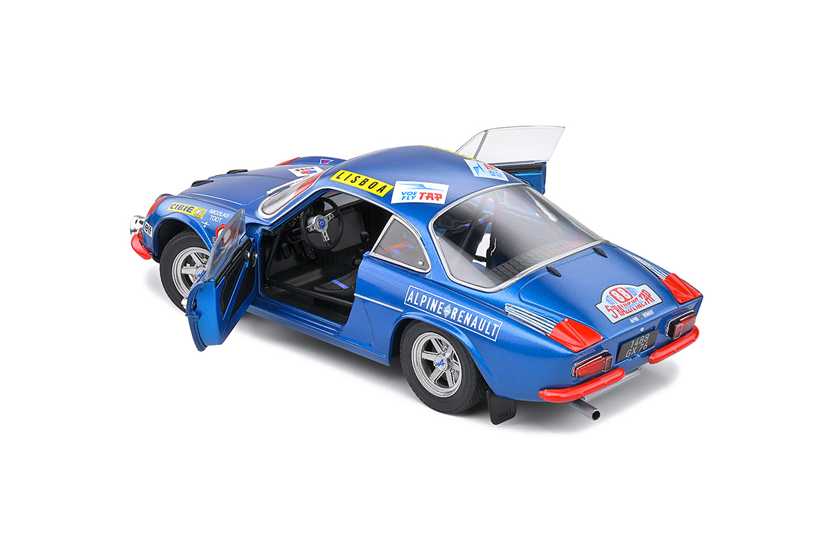Voiture miniature Renault Alpine A110 1600S 88 J.P.NICOLAS J.TODT Rally Portugal 1971 S1804202 Solido 1 18 Metallmodell sur modellauto18