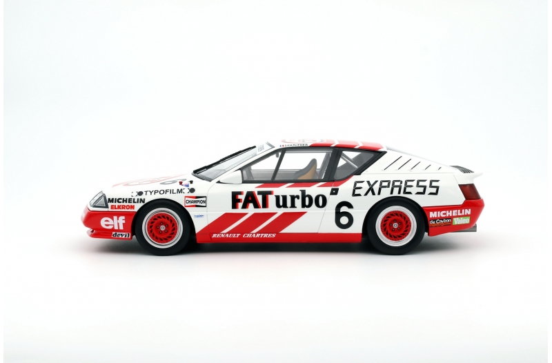 OTTOMOBILE,ALPINE GTA EUROPA Cup J. GOUHIER 1987 blanche, 1/18, OT1022