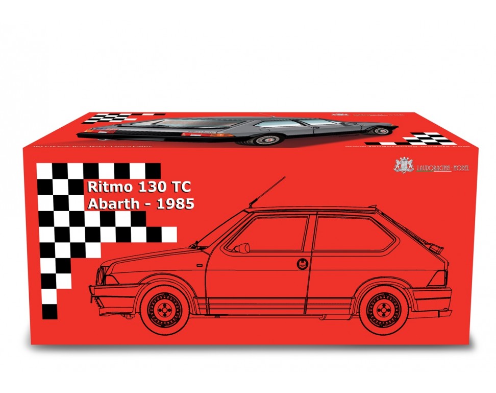 Modèle Réduit Fiat Ritmo TC 125 Abarth 1980 - Échelle 1:18 - Rouge - MCG - Neuf