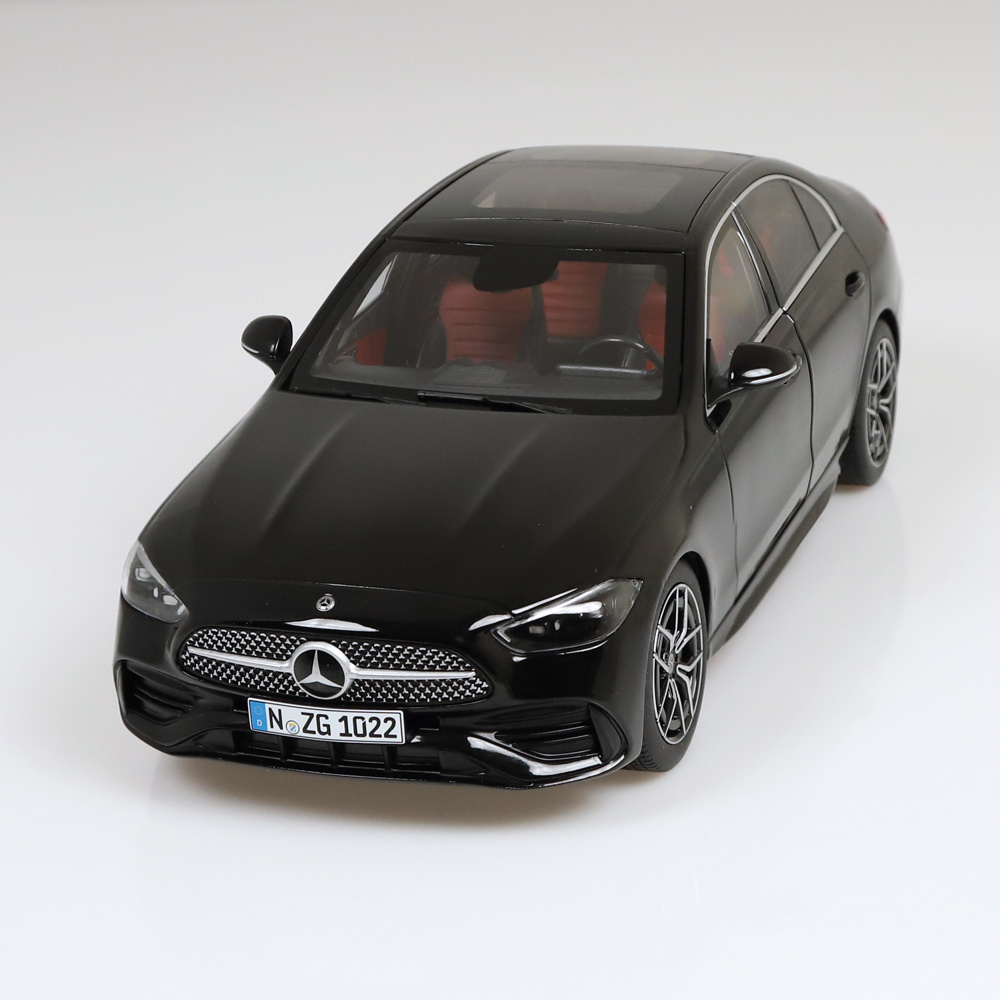 Modellauto Mercedes-Benz C-Klasse W206 Obsidianschwarz metallic NZG 1:18  Metallmodell bei