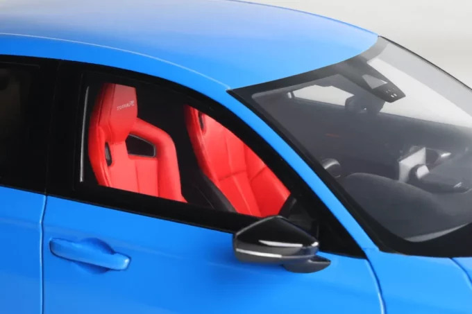 Otto Mobile Honda Civic Type R Racing Boost – 1/18 – Bleu – Modèle Résine OT1093